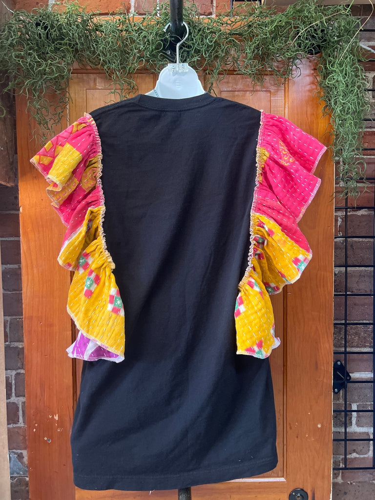 Lynyrd Skynyrd ruffle sleeves kantha tee - Main Street Threads