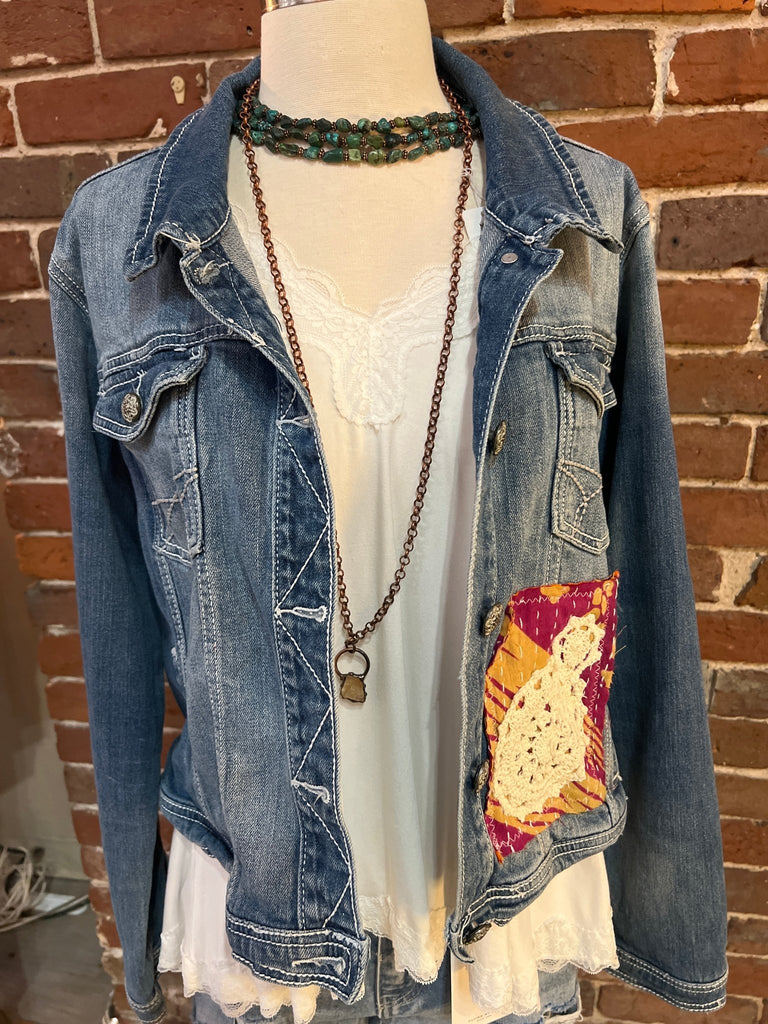 Maurices Upcycled Denim Jacket - Main Street Threads