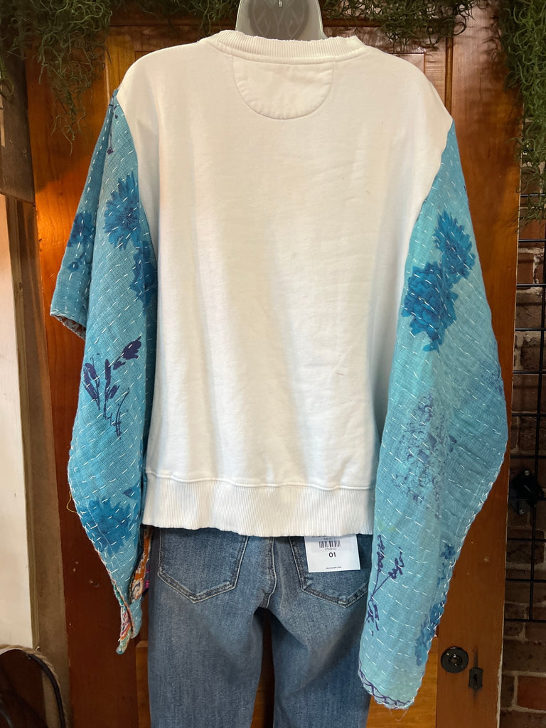 METALLICA kantha sweatshirt poncho - Main Street Threads