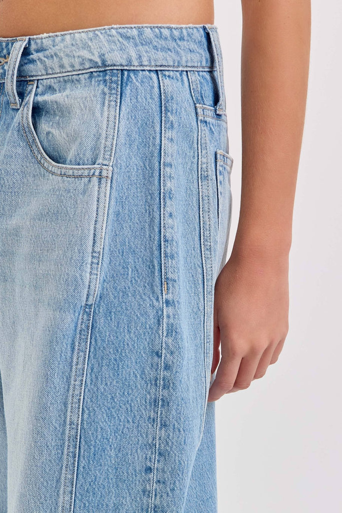 Mid Waist Barrel Leg with Cuff - Main Street Threads