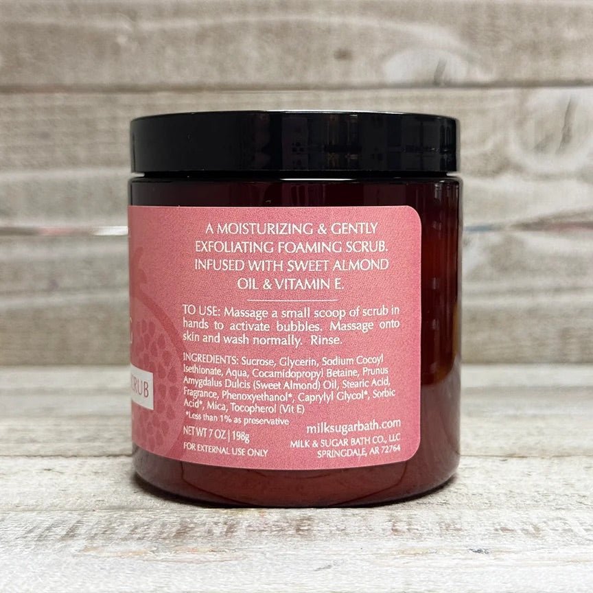 Milk & Sugar Bath Co Foaming Sugar Scrub - Main Street Threads
