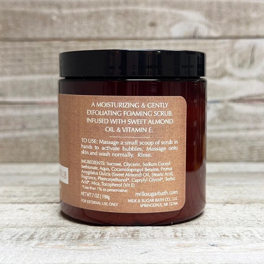 Milk & Sugar Bath Co Foaming Sugar Scrub - Main Street Threads