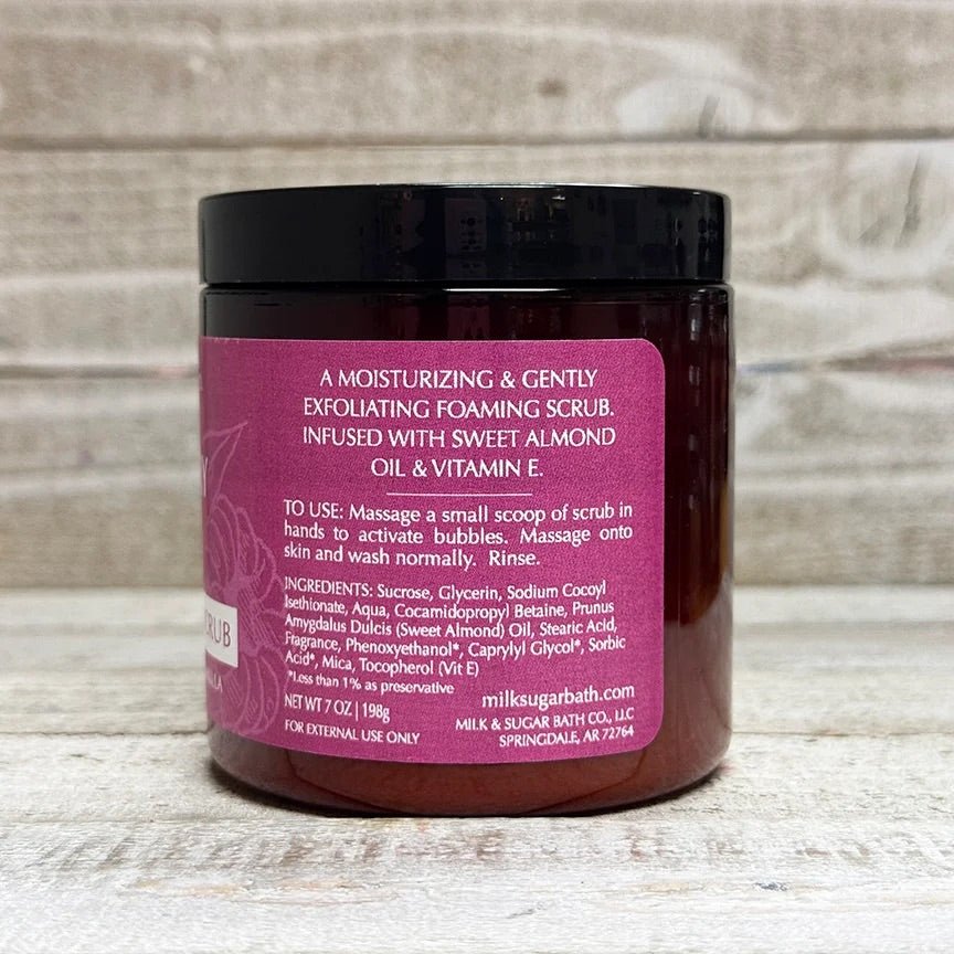 Milk & Sugar Bath Co Foaming Sugar Scrub - Main Street Threads