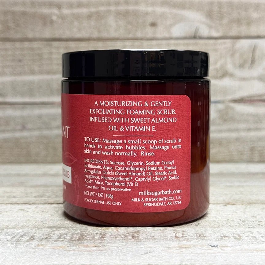 Milk & Sugar Bath Co Foaming Sugar Scrub - Main Street Threads