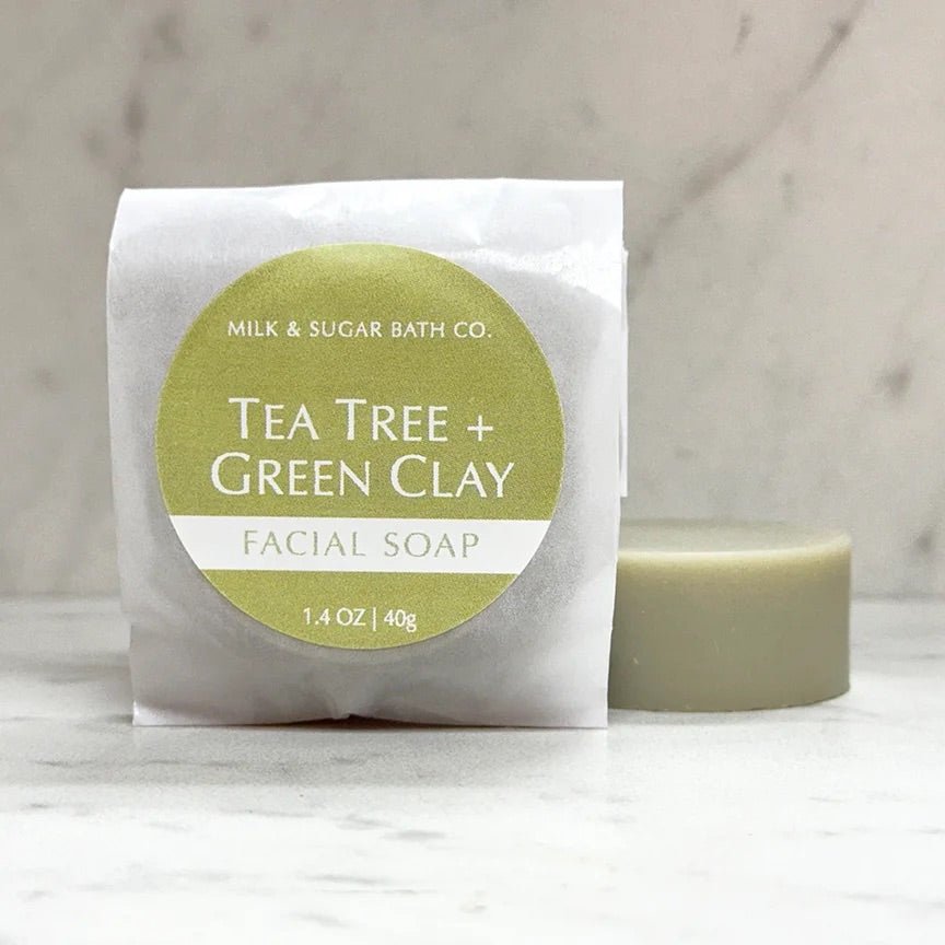 Milk & Sugar Green Tea & Clay Facial soap - Main Street Threads