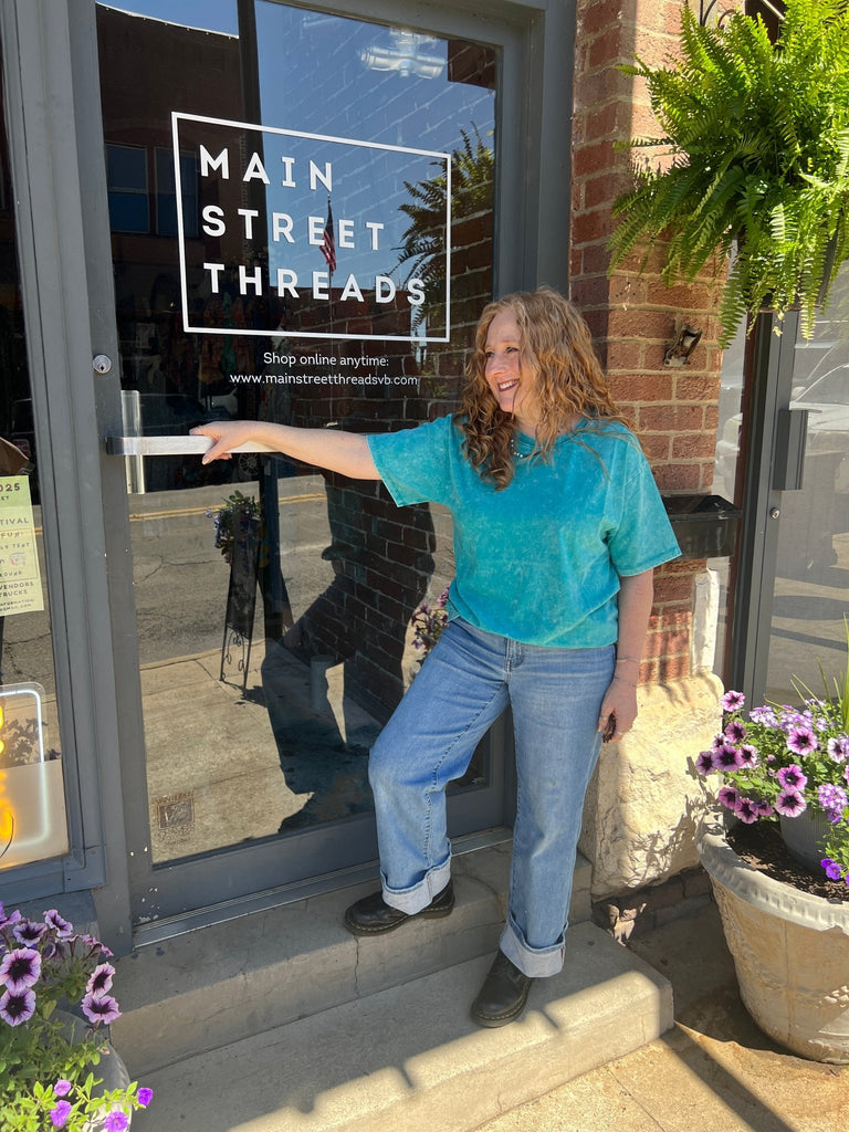 Mineral washed tee - Main Street Threads