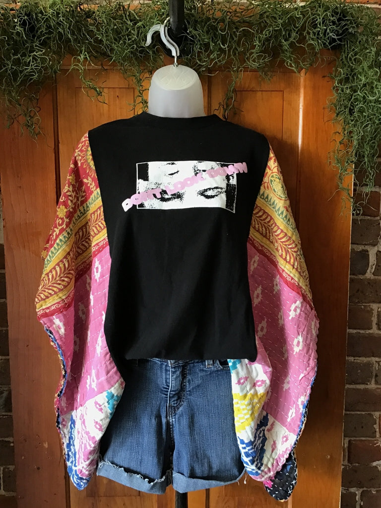 Natalie Jane kantha poncho - Main Street Threads