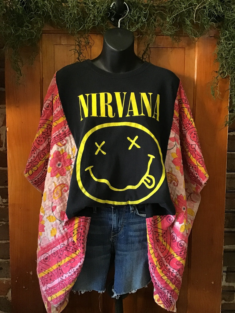 Nirvana kantha poncho - Main Street Threads