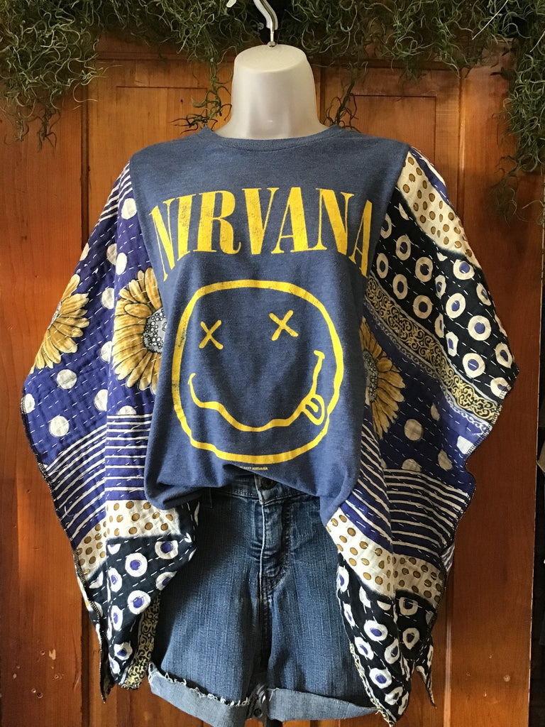 Nirvana kantha poncho - Main Street Threads