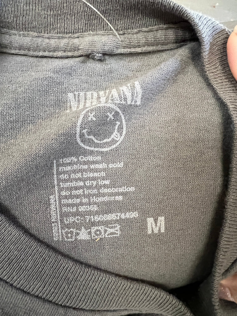 Nirvana upcycled Kantha ruffle sleeve festival tee - Main Street Threads