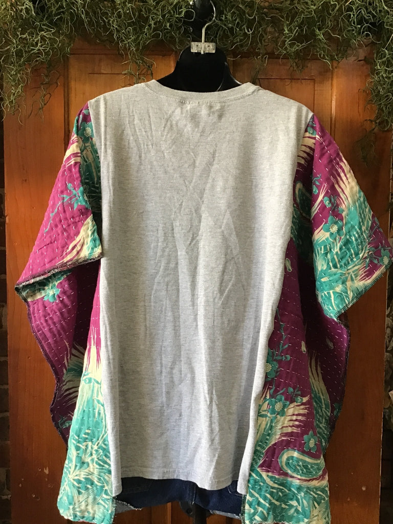 One Direction kantha poncho - Main Street Threads