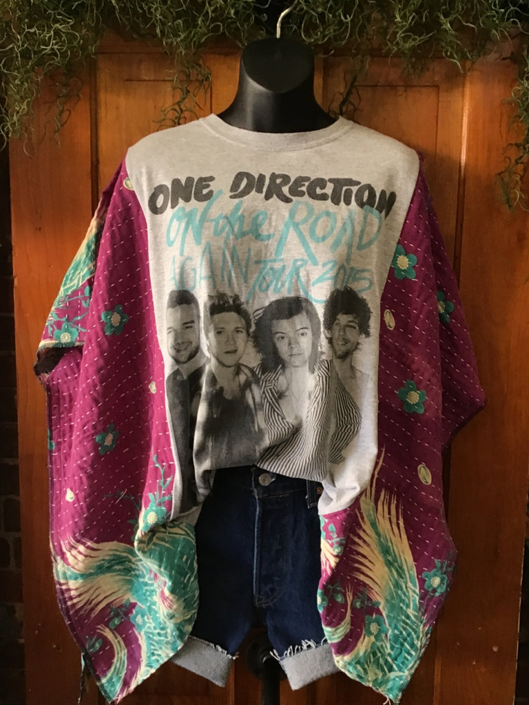 One Direction kantha poncho - Main Street Threads