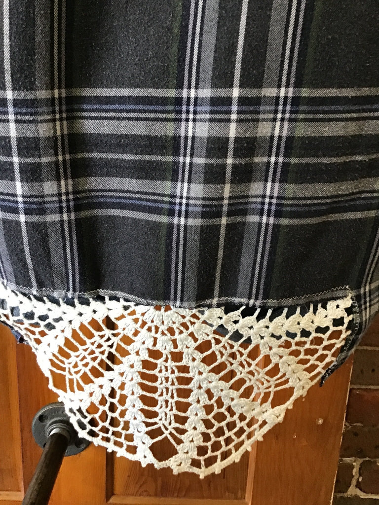 Patchwork Upcycled Plaid Flannel - Main Street Threads