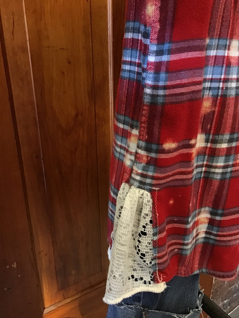 Patchwork Upcycled Plaid Flannel - Main Street Threads