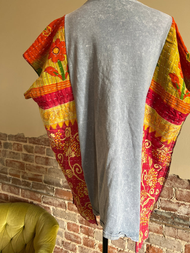 Pink Floyd Kantha poncho - Main Street Threads