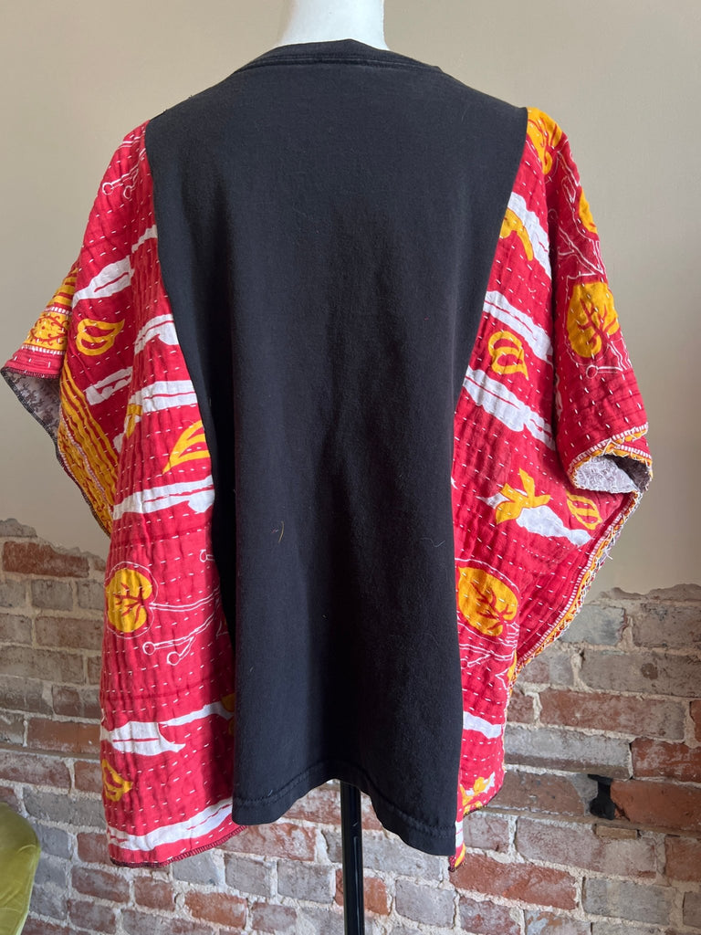 Pink Floyd Kantha poncho - Main Street Threads