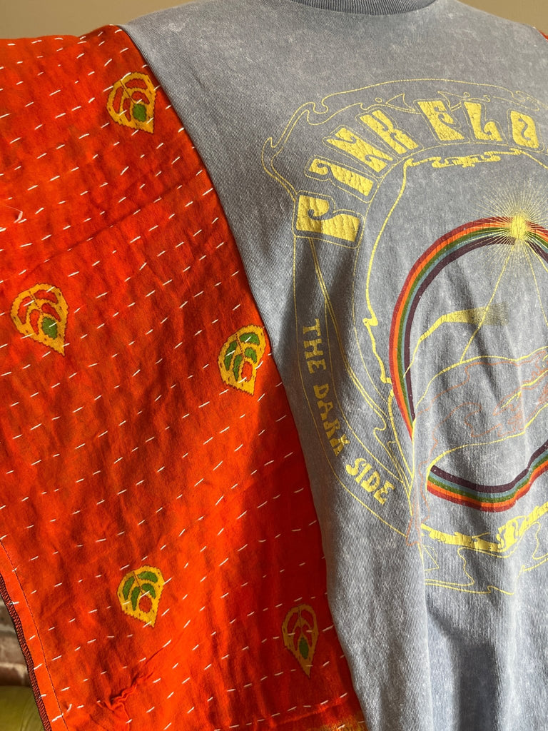 Pink Floyd Kantha poncho - Main Street Threads