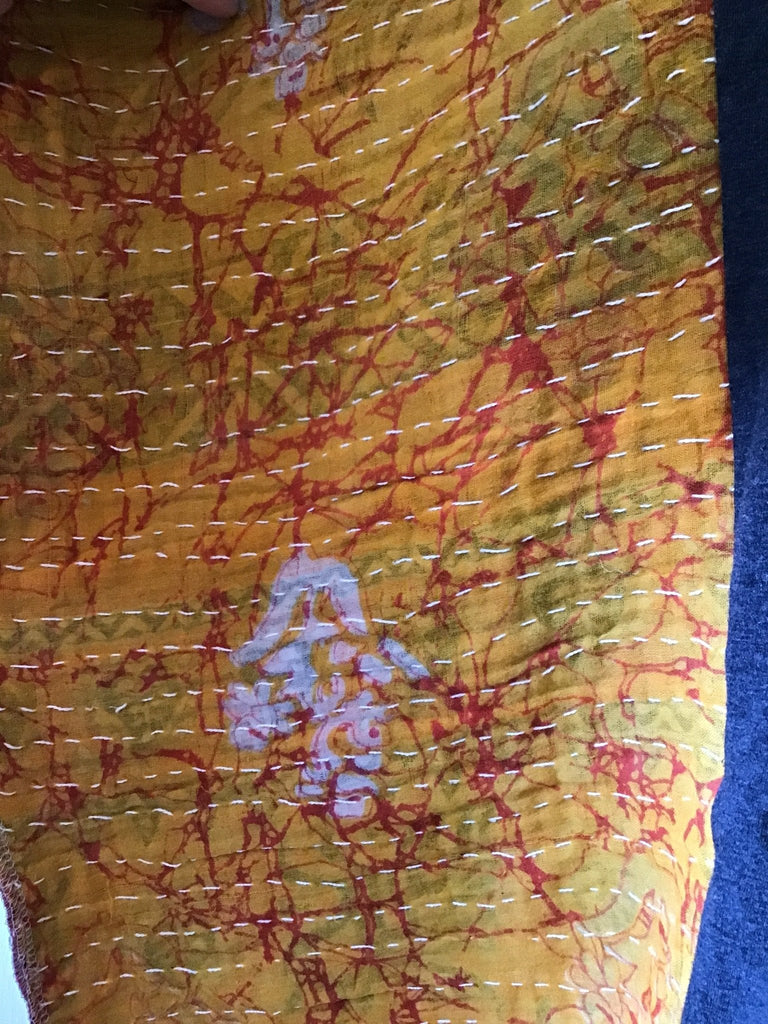Pink Floyd kantha poncho - Main Street Threads