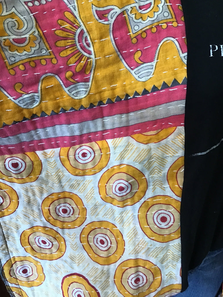Pink Floyd kantha poncho - Main Street Threads
