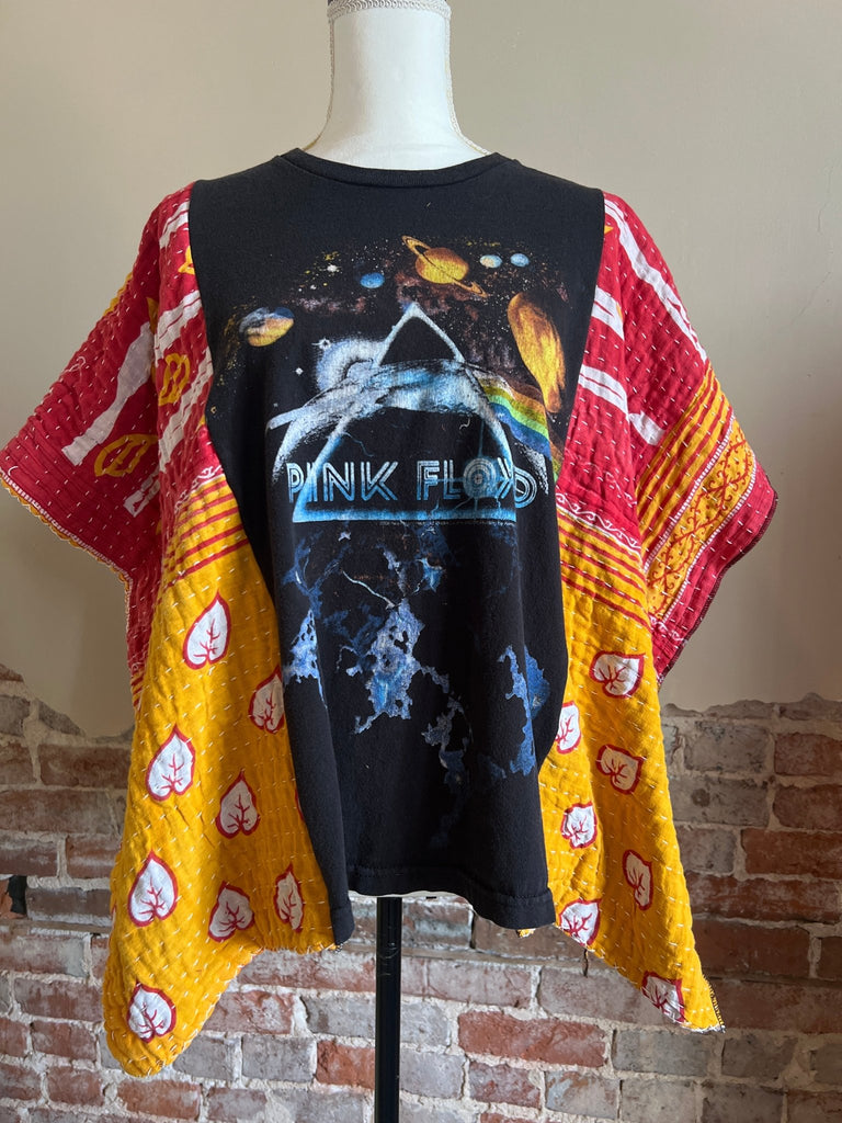 Pink Floyd Kantha poncho - Main Street Threads