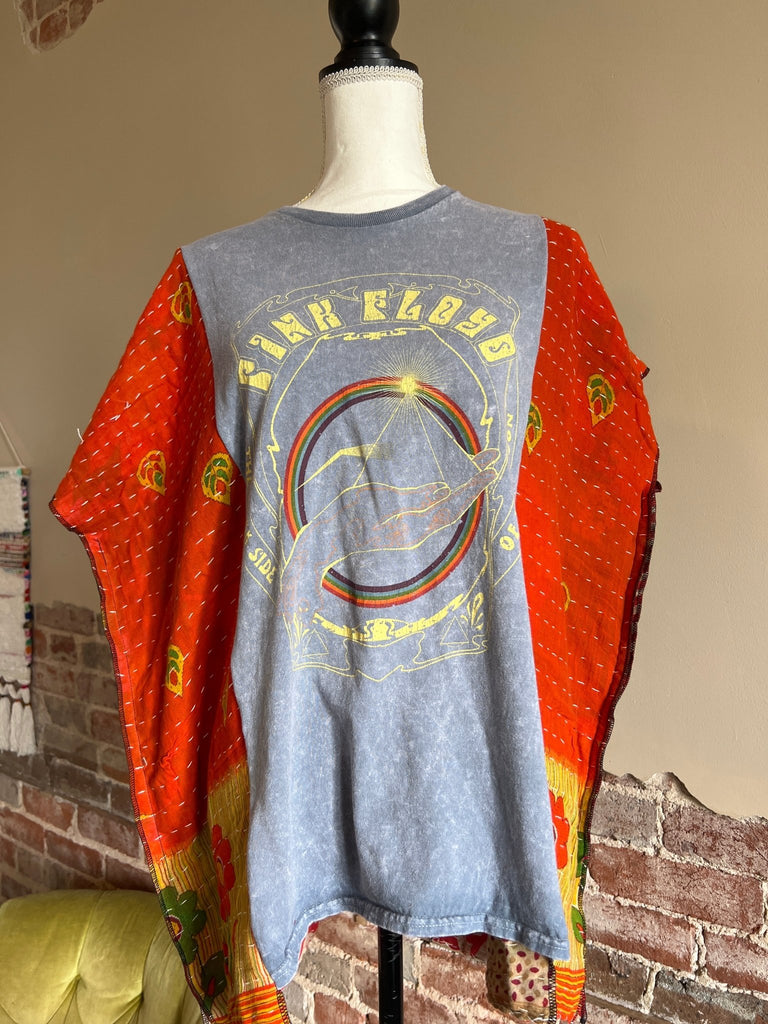 Pink Floyd Kantha poncho - Main Street Threads