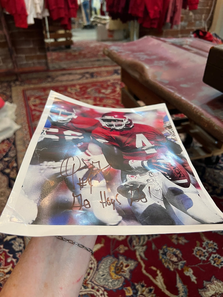 Quinn Grovey Signed Photograph Arkansas Razorback - Main Street Threads