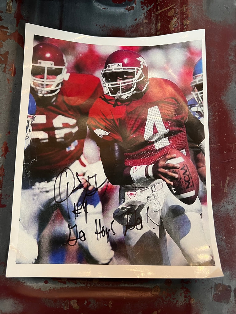 Quinn Grovey Signed Photograph Arkansas Razorback - Main Street Threads