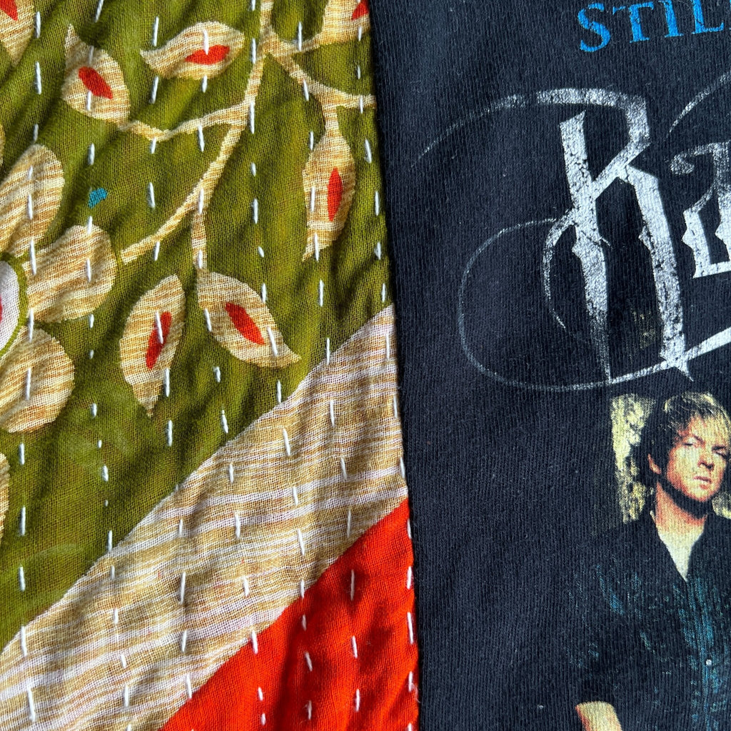 Rascal Flatts upcycled kantha poncho - Main Street Threads