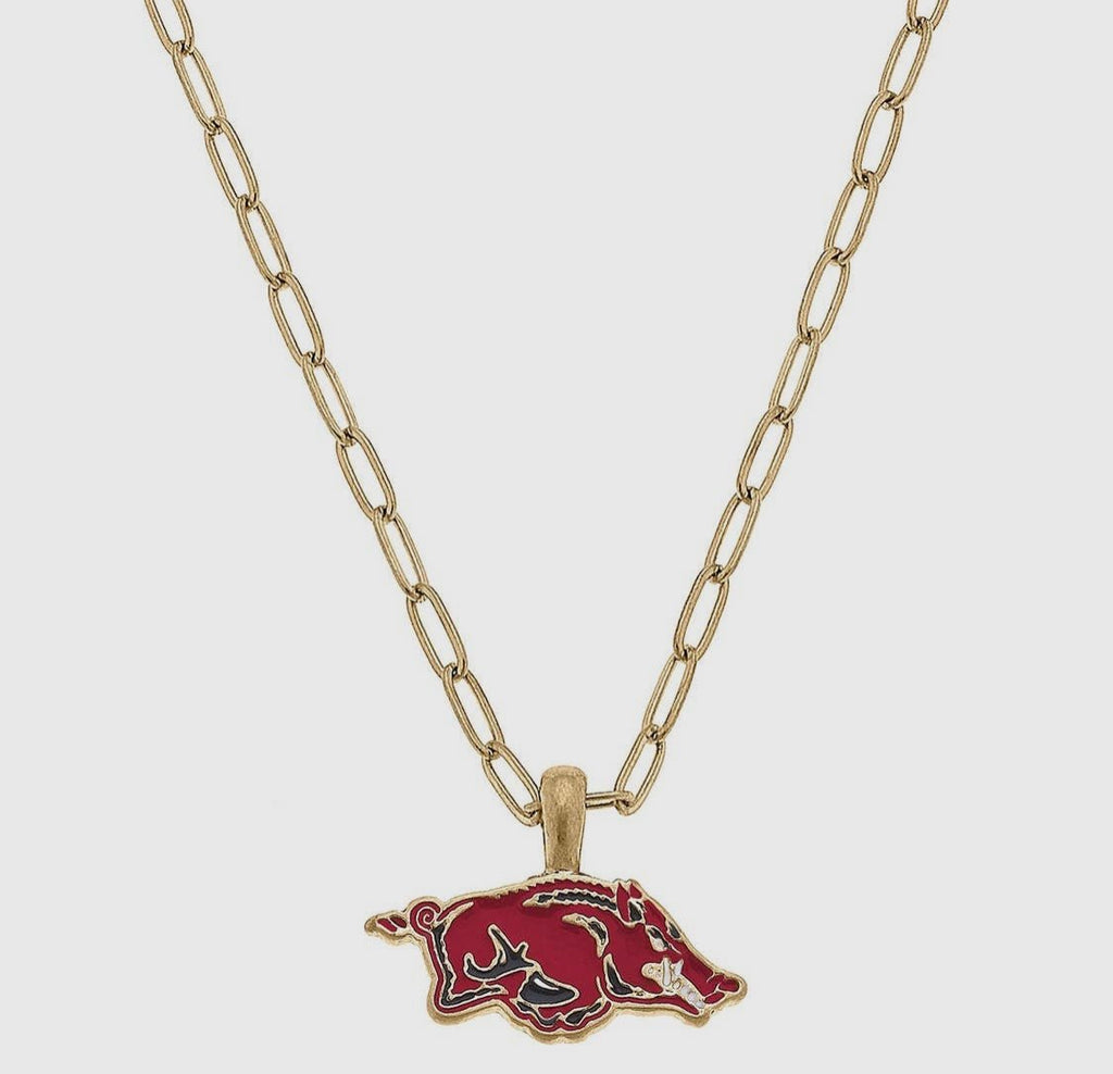 Razorback paperclip necklace - Main Street Threads
