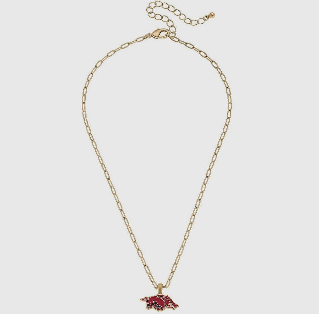 Razorback paperclip necklace - Main Street Threads