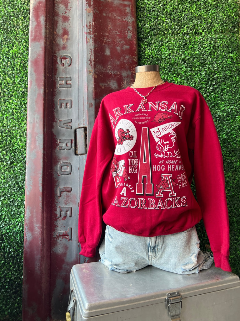 Razorbacks through the years Sweatshirt - Main Street Threads