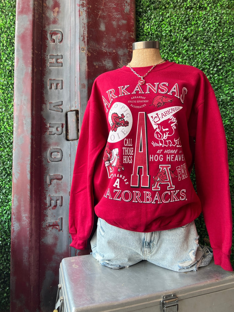 Razorbacks through the years Sweatshirt - Main Street Threads