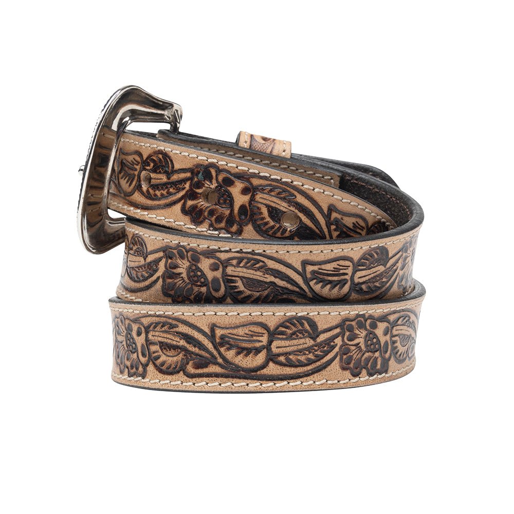 Rio Grande Hand - tooled Belt - Main Street Threads