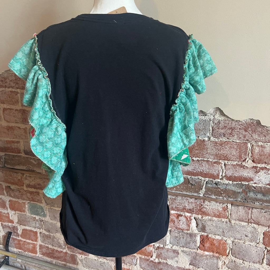 Rob Zombie Concert Kantha ruffle sleeves festival tee - Main Street Threads