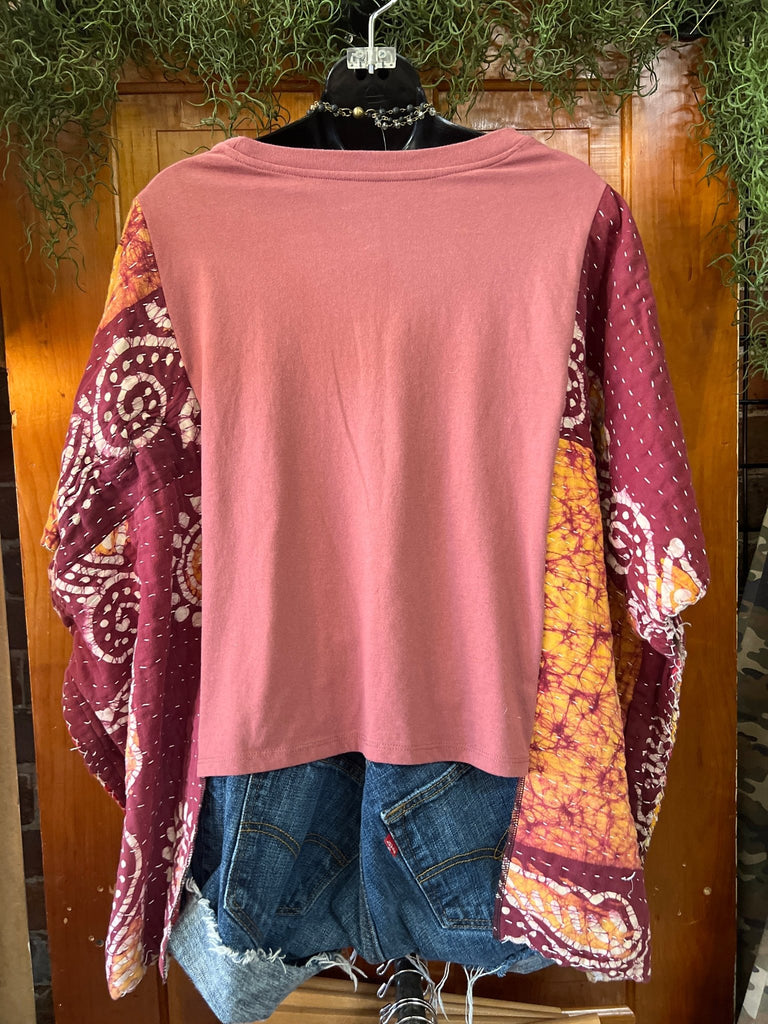 Rolling Stones Leopard kantha poncho - Main Street Threads