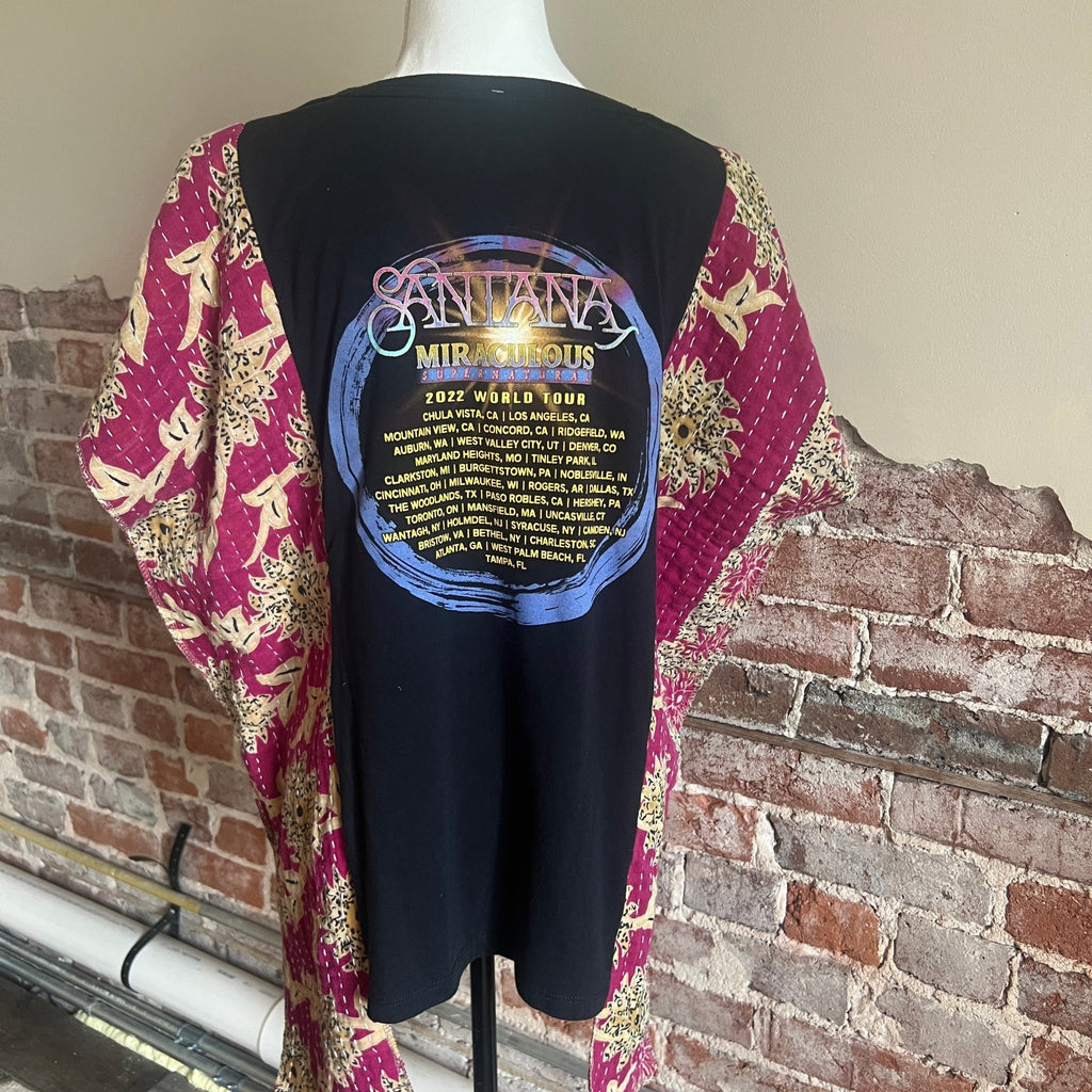 Santana Kantha poncho - Main Street Threads