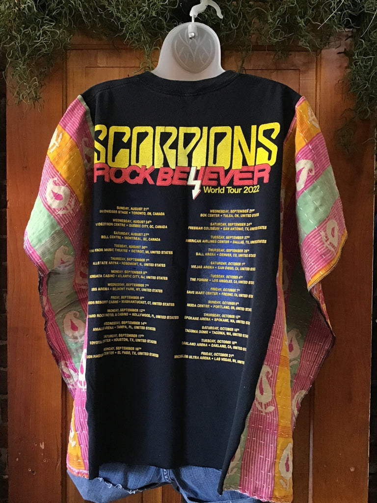 Scorpions kantha poncho - Main Street Threads