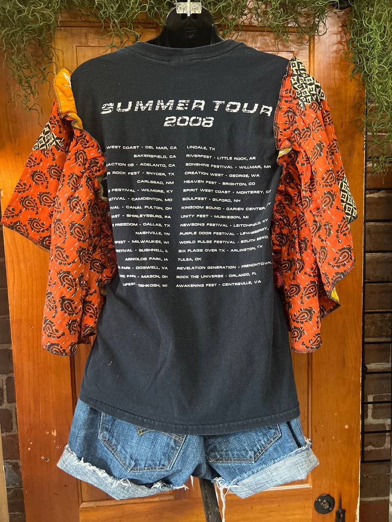 SKILLET butterfly sleeves kantha tee - Main Street Threads