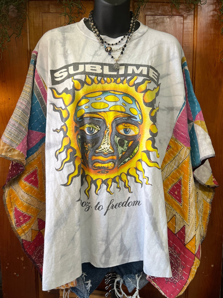 Sublime kantha poncho - Main Street Threads