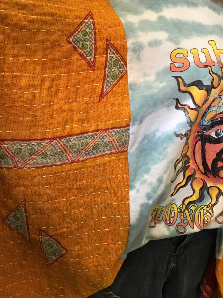 Sublime kantha poncho - Main Street Threads