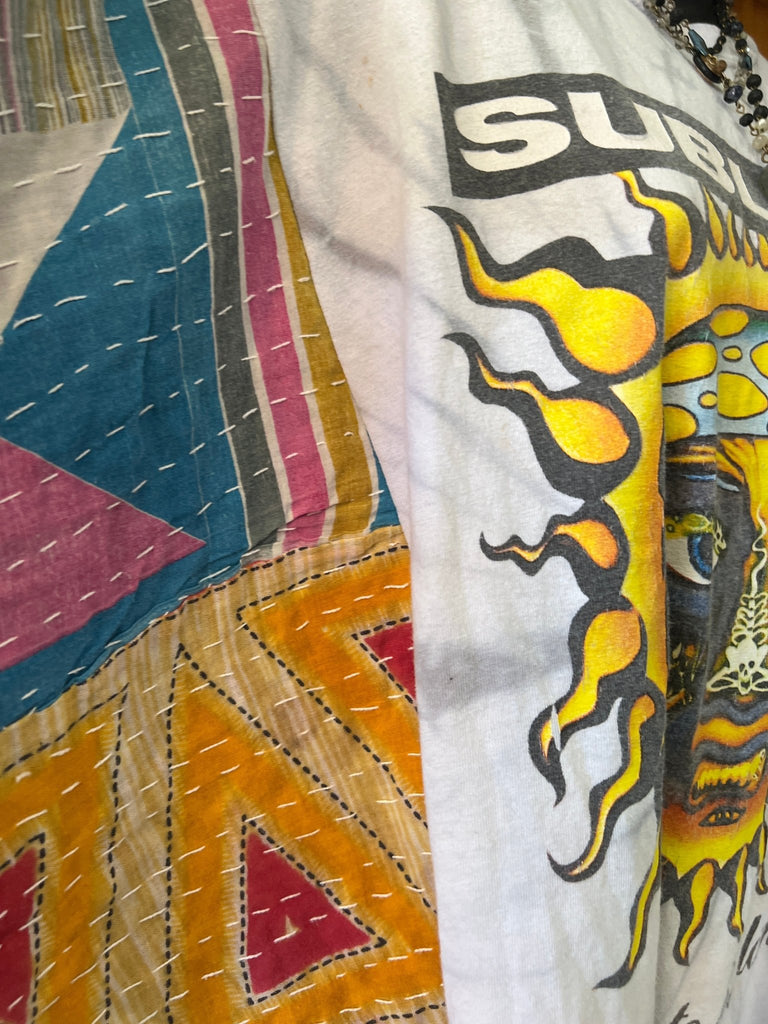 Sublime kantha poncho - Main Street Threads