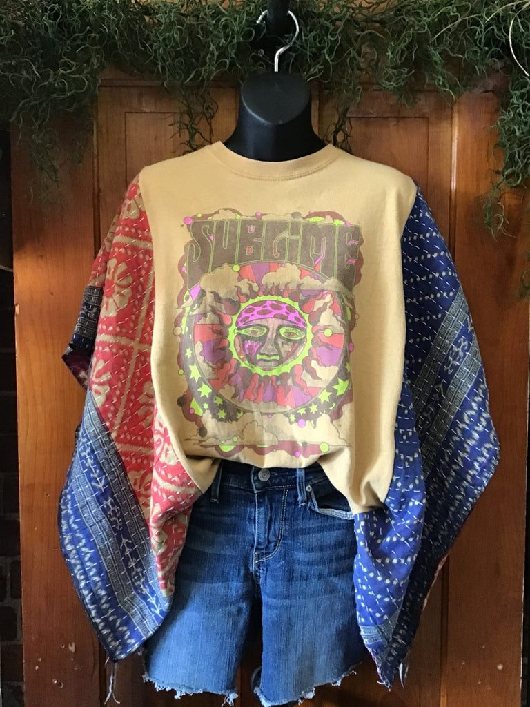 Sublime kantha poncho - Main Street Threads