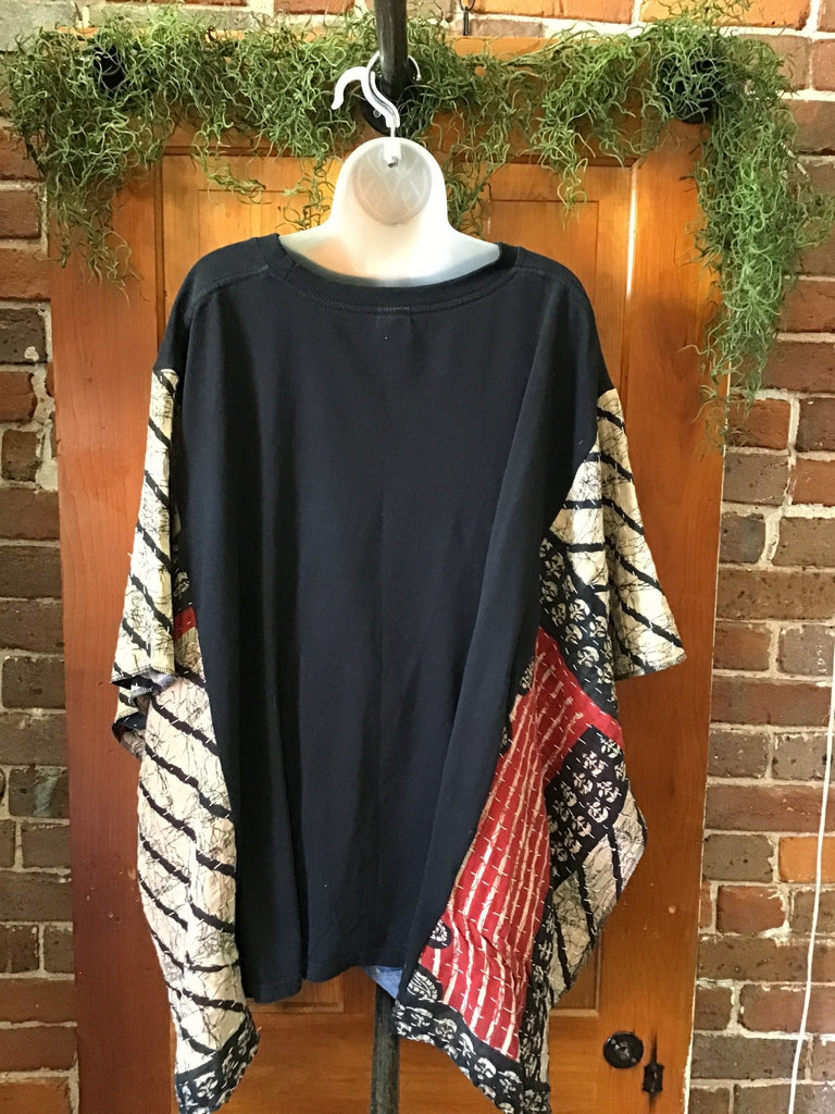 Sun Records kantha poncho - Main Street Threads