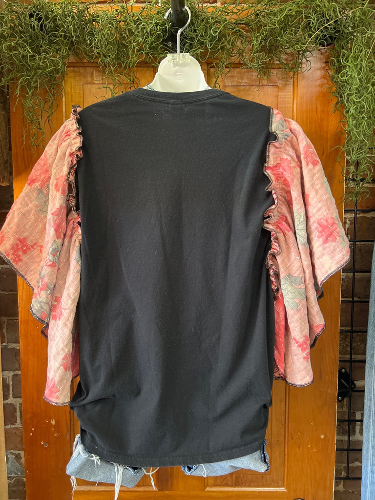 Taylor Swift butterfly sleeves kantha tee - Main Street Threads