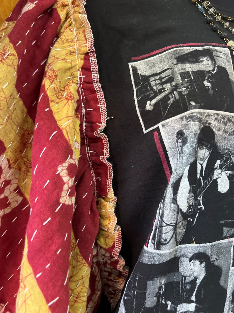 The Beatles cavern club butterfly sleeves kantha tee - Main Street Threads