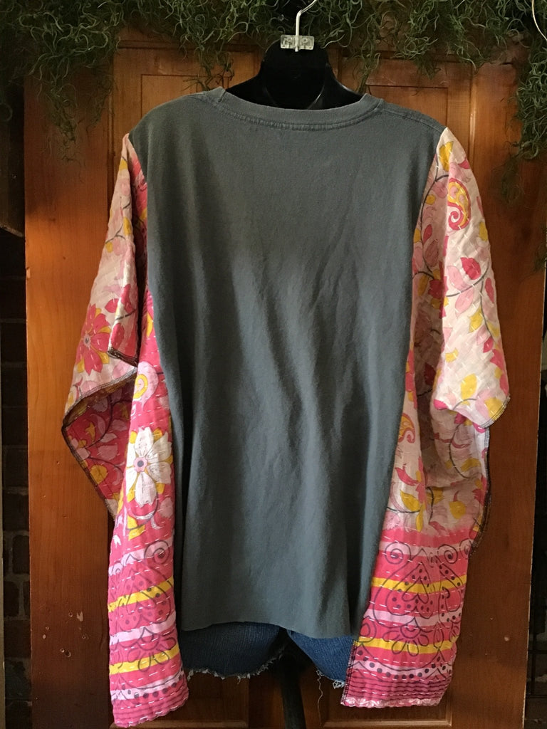 The Beatles kantha poncho - Main Street Threads