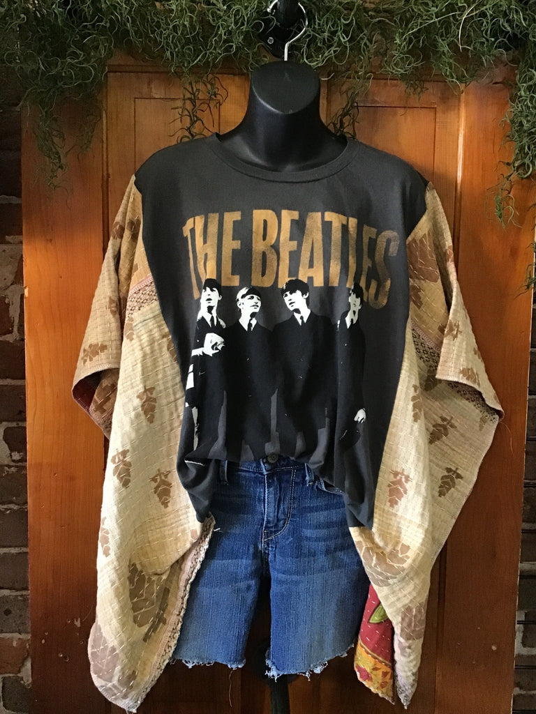 The Beatles kantha poncho - Main Street Threads