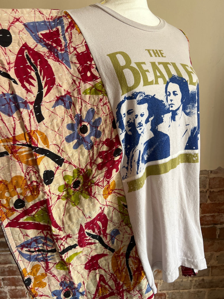 The Beatles Kantha poncho - Main Street Threads
