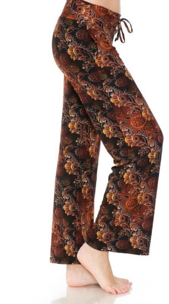 The Perfect Pajama pant - autumn swirls - Main Street Threads