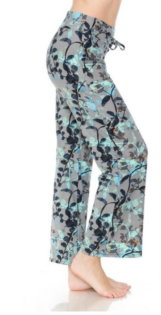 The Perfect pajama pants - blue garden - Main Street Threads